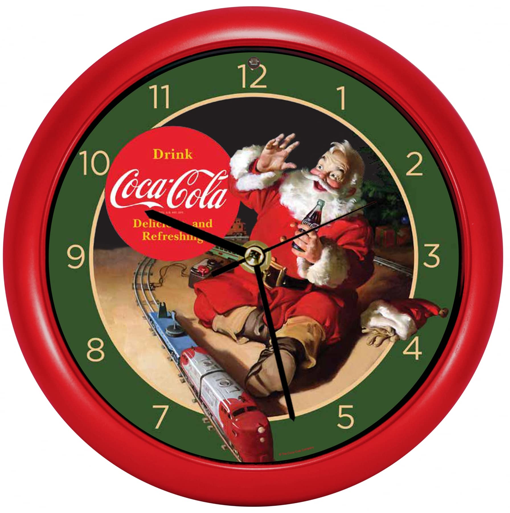 Amazon.com: Coca Cola 90th Anniversary Santa and Train Christmas